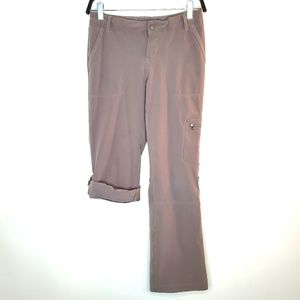 15) REI Girl's Cargo Zip Roll Pants & Capris Sz. 10-12 Medium > 13" Waist